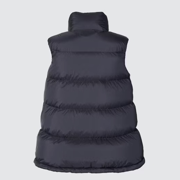 Uniqlo and J+ Jill Sanders collab oversized navy down puffer vest NWT - Picture 15 of 15